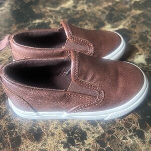Old Navy Brown Kids Slip-On Sneakers